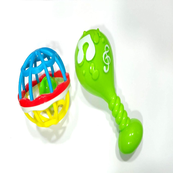 7-Piece Baby Rattle & Teether Gift Set for Newborns & Toddlers – Multicolor Sensory Toys for Early Development, Safe Learning Play Set for Babies & Kids - Image 4