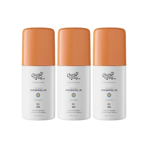 Chemist At Play Underarm Roll On Pack of 3 (40ml Each) | 5% AHA, Lactic Acid & 1% Mandelic Acid | Controls Body Odour, Reduces Underarm Pigmentation & Fights Odour-Causing Bacteria | 0% Aluminium, 0% Alcohol | Aqua Fragrance
