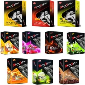 KamaSutra Excite Series Basket Dotted Condoms | 100 Condoms (Pack of 10 x 10) | Textured Dotted Design | Enhanced Pleasure & Safe Protection