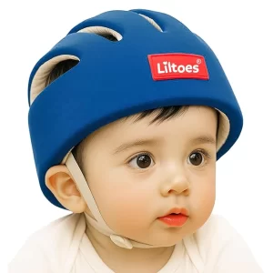 LILTOES Baby Head Safety Helmet for Infants & Toddlers 6–60 Months – Lightweight Protective Head Guard with Air Ventilation & Corner Impact Protection | Soft Cushion Baby Safety Cap (Royal Blue)