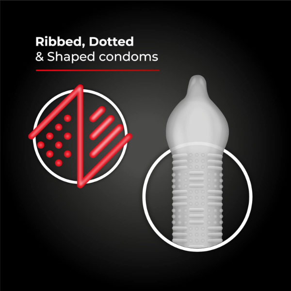 Skore Timeless Climax Delay Condoms | 10 Pieces | Premium Latex Condoms | Pack of 10 (100 Pcs) - Image 3