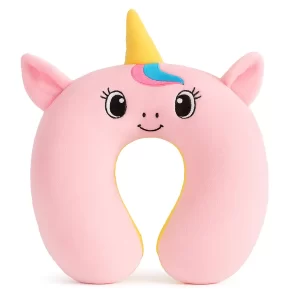 Shark Doo Doo Newborn Baby Neck Support Pillow – Soft Infant Sleeping & Travel Cushion for 0–12 Months, Ultra Soft Breathable Cotton Baby Pillow with Cute Print