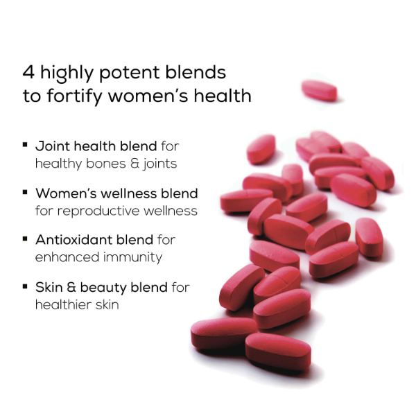 TrueBasics Advanced Multivitamin for Women – 90 Tablets with Clinically Researched Ingredients for Energy, Immunity, Joint Health & Hormonal Balance Support (Pack of -2) - Image 3